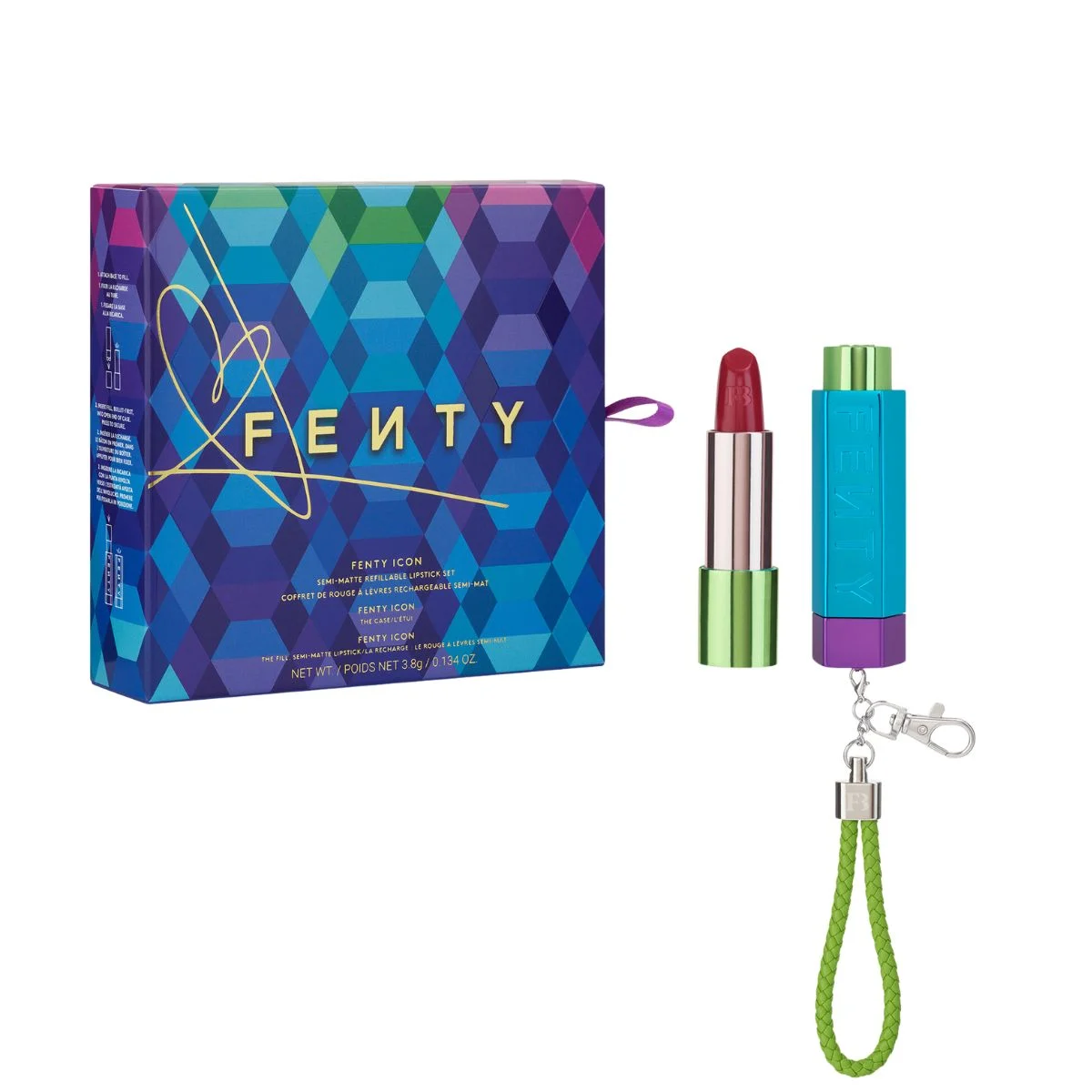 Fenty Beauty- Icon Semi-Matte Refillable Lipstick Set